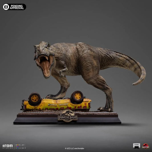 Preventa Estatua T-Rex Attack (Limited Edition) - Jurassic Park Icons - marca Iron Studios escala de arte 1/10