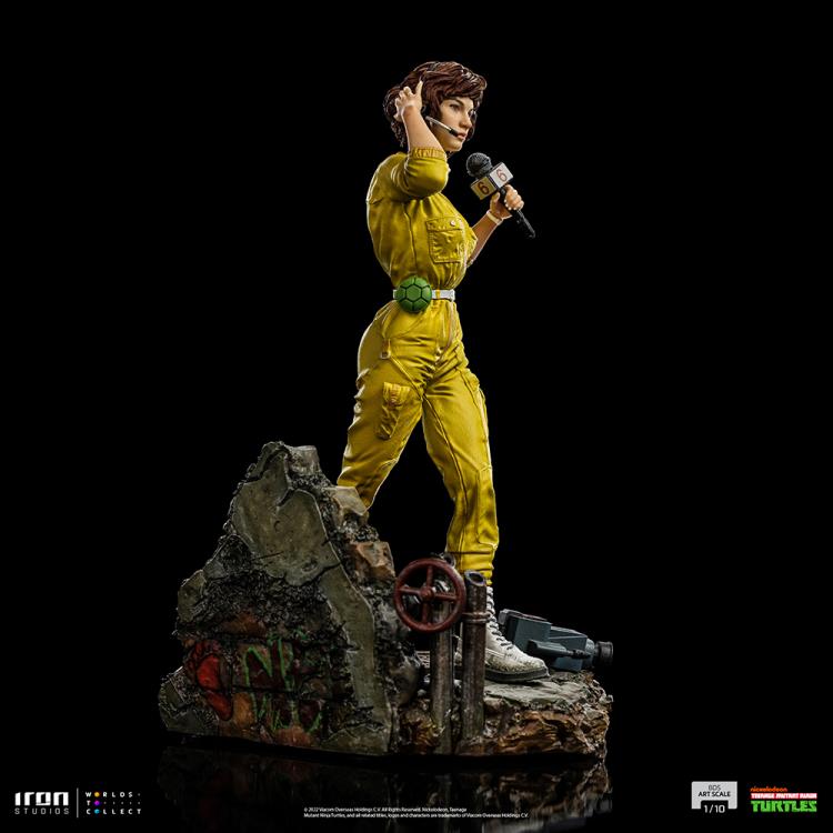 Pedido Estatua April O'Neil - TMNT - Battle Diorama Series (BDS) marca Iron Studios escala de arte 1/10