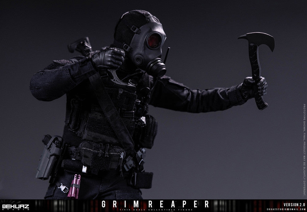 Preventa Figura Grim Reaper (Elite Guard Version 2) (Deluxe Edition) marca Ekuaz Studio EKS015S escala 1/6