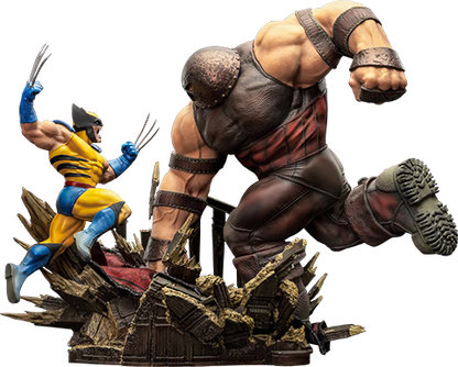 Preventa Estatua Wolverine vs Juggernaut (EXCLUSIVE) (Limited Edition) - X-Men marca Iron Studios escala de arte 1/10