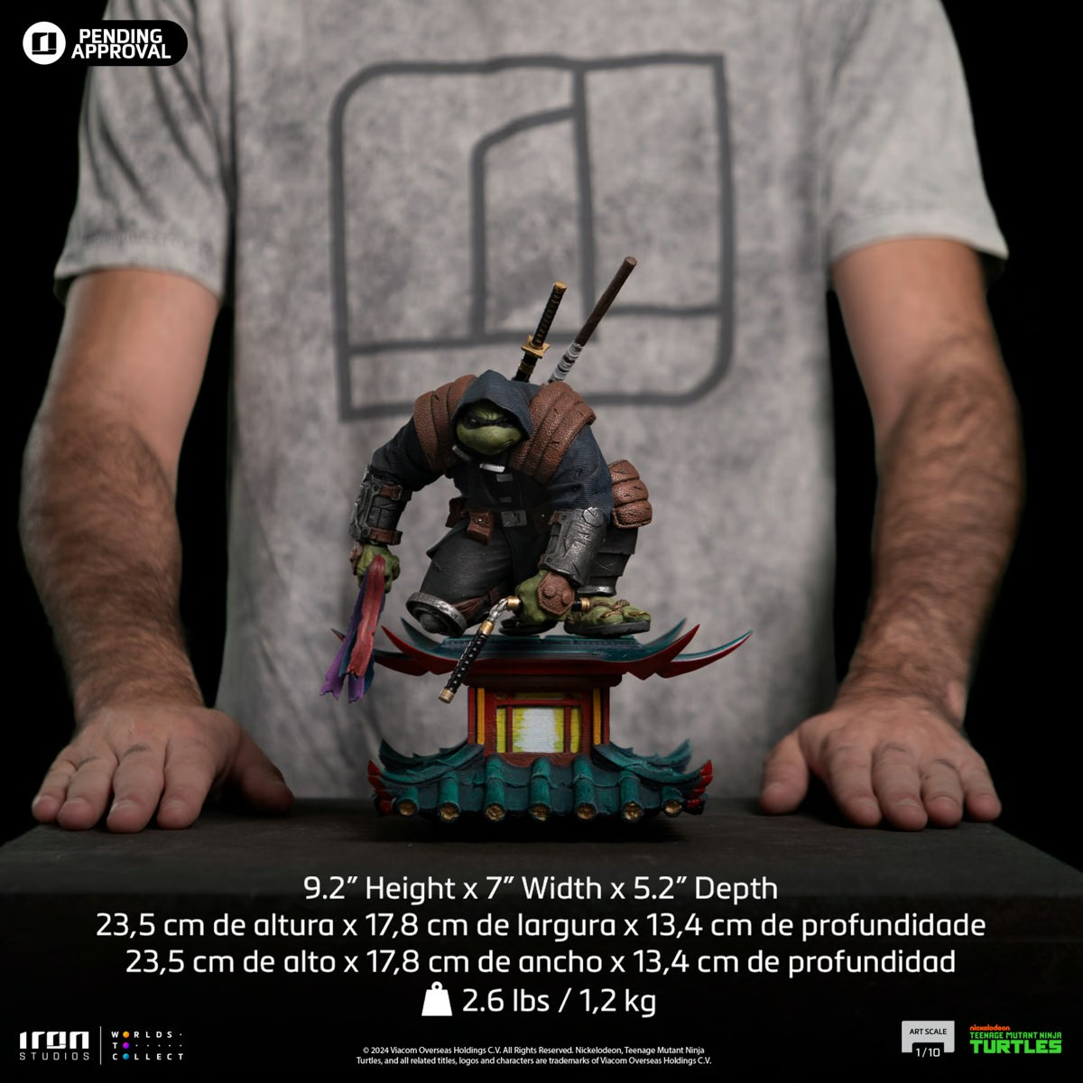 Preventa Estatua The Last Ronin - Teenage Mutant Ninja Turtles marca Iron Studios escala de arte 1/10