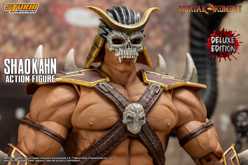 Pedido Figura Shao Kahn con Trono (Deluxe Edition) - Mortal Kombat marca Storm Collectibles escala 1/12