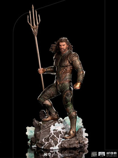 Pedido Estatua Aquaman - Zack Snyder's Justice League - Battle Diorama Series (BDS) - marca Iron Studios escala de arte 1/10