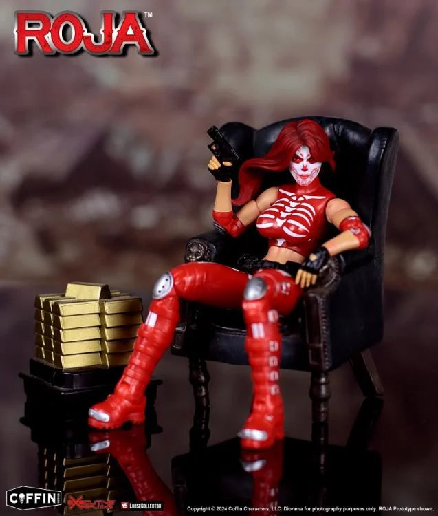 Pedido Figura Roja - La Muerta marca Executive Replicas escala pequeña 1/12