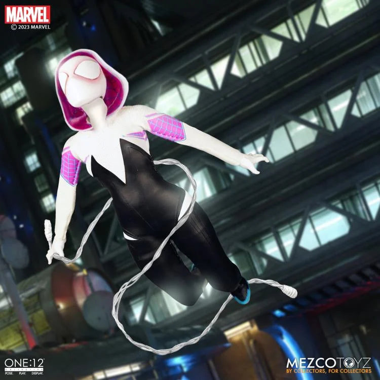 Preventa Figura Ghost Spider (Spider-Gwen) - Marvel Comics One:12 Collective marca Mezco Toyz 77310 escala pequeña 1/12