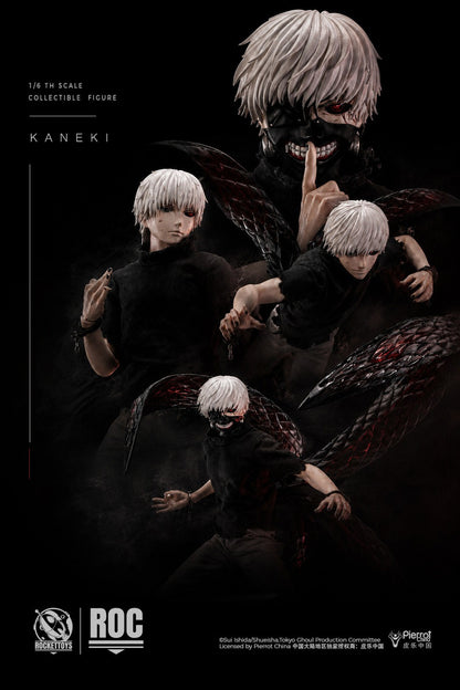 Preventa Figura KANEKI (Awakening Version) - Tokyo Ghoul marca Rocket Toys ROC-024 escala 1/6