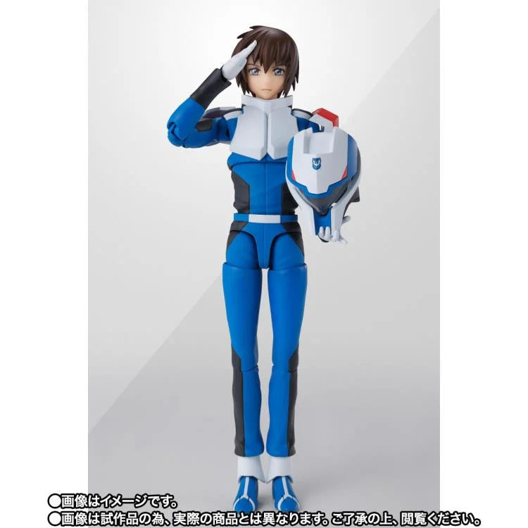 Preventa Figura Kira Yamato (Compass Pilot Suit version) - Mobile Suit Gundam - S.H.Figuarts marca Bandai Spirits escala pequeña 1/12