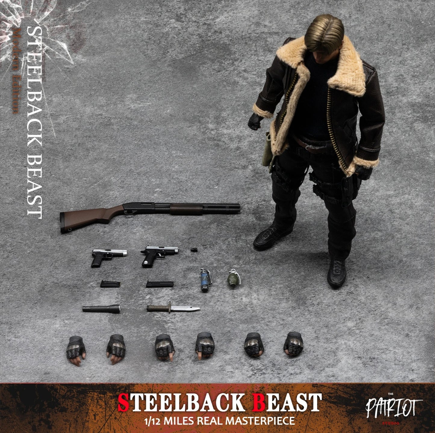 Pedido Figura Steelback Beast marca Patriot Studio PA019A escala 1/12