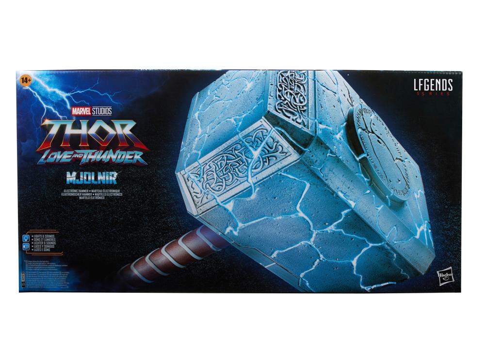 Pedido Prop Replica Martillo Mjolnir - Thor: Love and Thunder - Marvel Legends marca Hasbro escala real 1/1