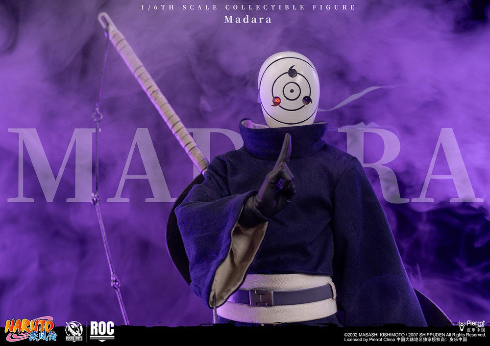 Preventa Figura Madara Uchiha (White Mask Version) - Naruto Shippuden marca Rocket Toys ROC-021 escala 1/6