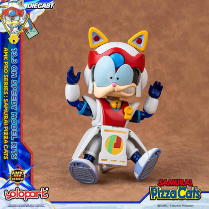 Preventa Figura Speedy (set doble) (Diecast)- Samurai Pizza Cats - AMK PRO Series - Model Kit marca Yolopark