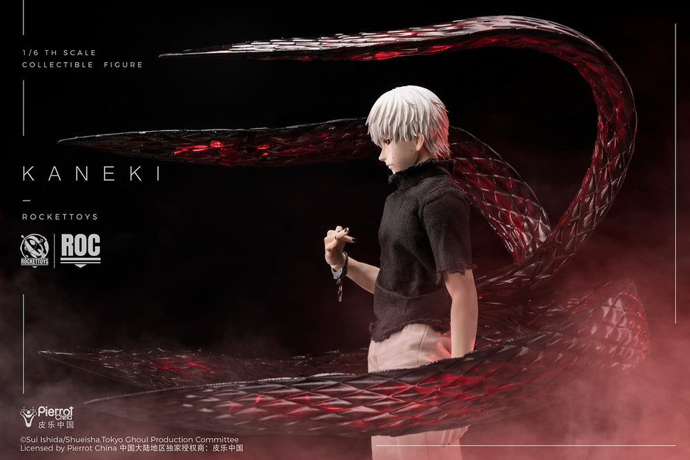 Preventa Figura KANEKI (Awakening Version) - Tokyo Ghoul marca Rocket Toys ROC-024 escala 1/6