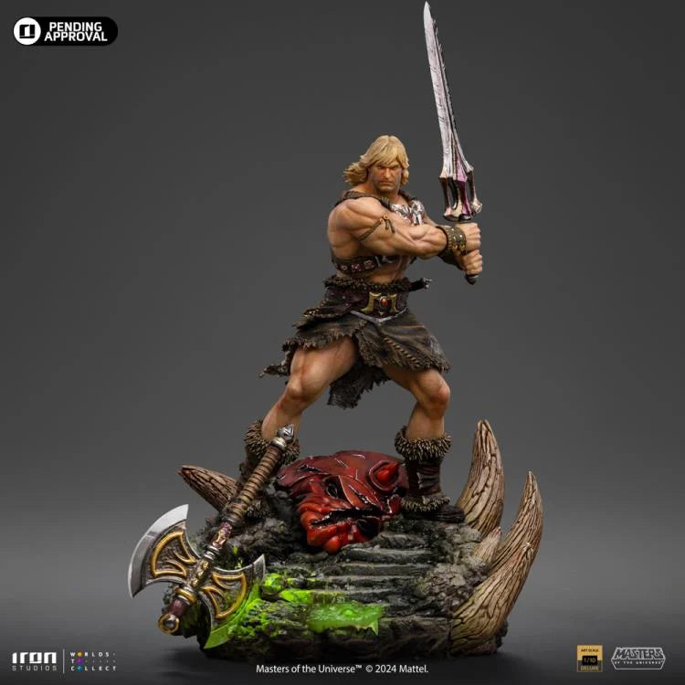 Preventa Estatua He-Man Unleashed - Masters of the Universe - Limited Edition marca Iron Studios escala de arte 1/10