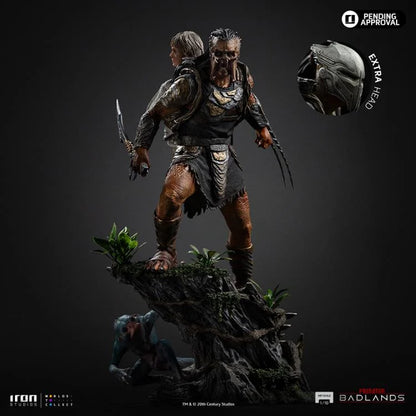 Preventa Estatua Predator Dek & Thia - Predator: Badlands  - Limited Edition marca Iron Studios escala de arte 1/10