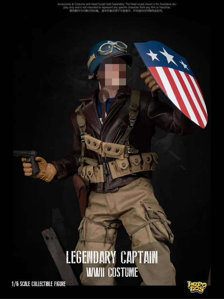 Preventa Set Legendary Captain WWII (Standard Version) marca Facepool FPAC003A escala 1/6