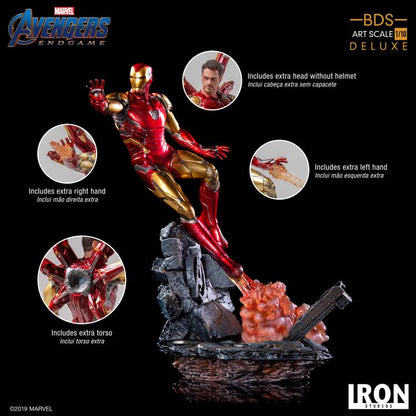 Pedido Estatua Iron Man Mark LXXXV (Deluxe) - Avengers: Endgame - Battle Diorama Series (BDS) marca Iron Studios escala de arte 1/10