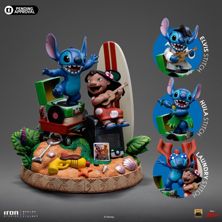 Preventa Estatua Lilo & Stitch (Deluxe) - Lilo & Stitch - Limited Edition BDS marca Iron Studios escala de arte 1/10