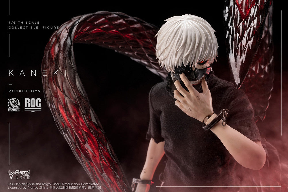 Preventa Figura KANEKI (Awakening Version) - Tokyo Ghoul marca Rocket Toys ROC-024 escala 1/6