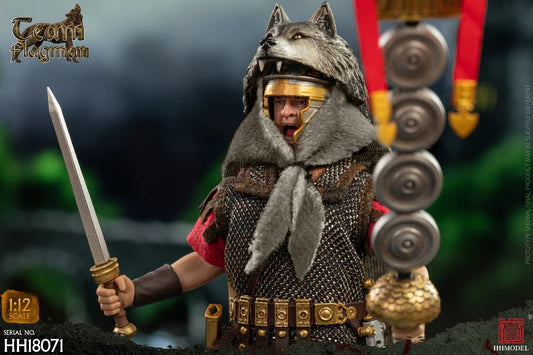 Pedido Figura Roman Team Flagman Bearer - Imperial Legion marca HHModel HH18071 escala pequeña 1/12