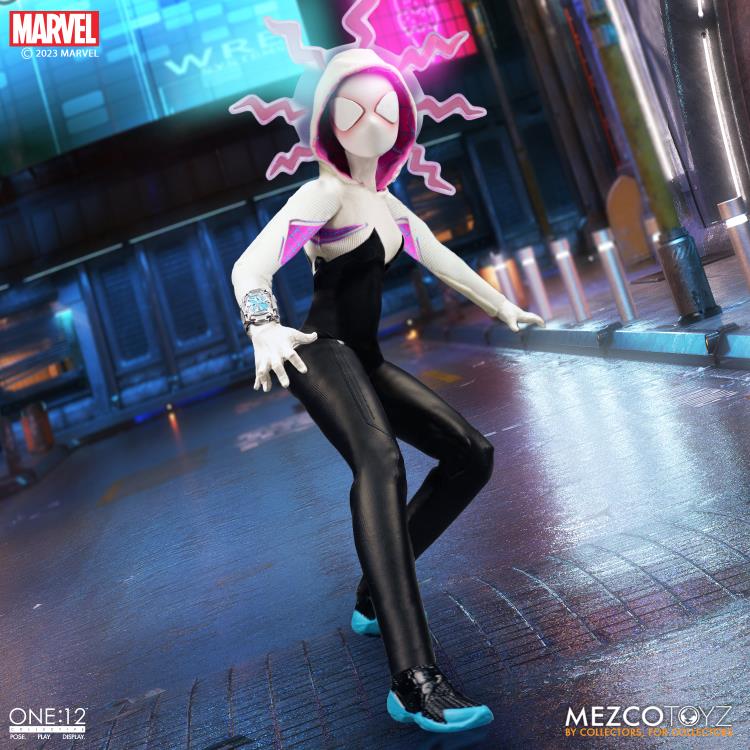 Preventa Figura Ghost Spider (Spider-Gwen) - Marvel Comics One:12 Collective marca Mezco Toyz 77310 escala pequeña 1/12