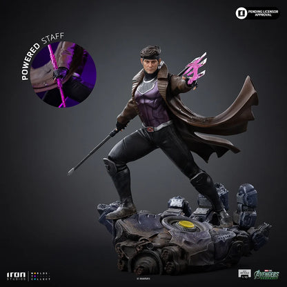 Preventa Estatua Gambit- Avengers: Doomsday marca Iron Studios escala de arte 1/10