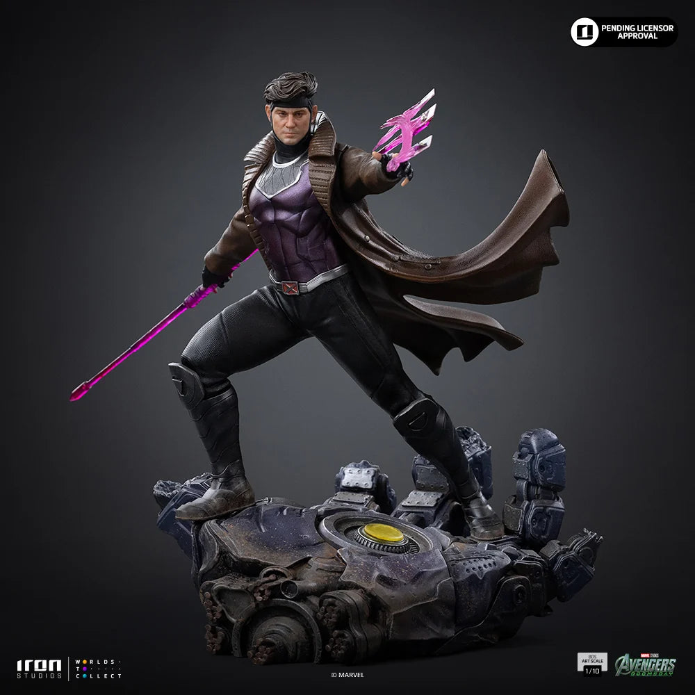 Preventa Estatua Gambit- Avengers: Doomsday marca Iron Studios escala de arte 1/10