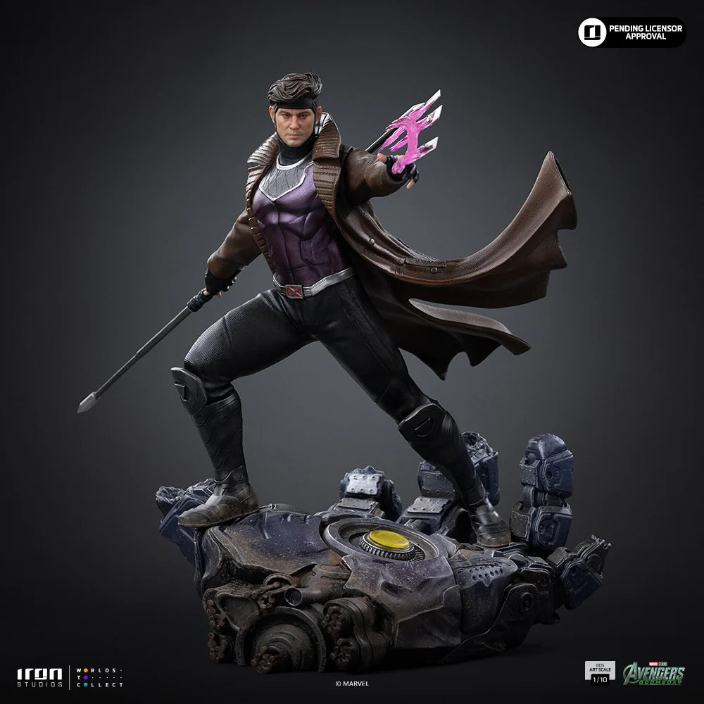 Preventa Estatua Gambit- Avengers: Doomsday marca Iron Studios escala de arte 1/10