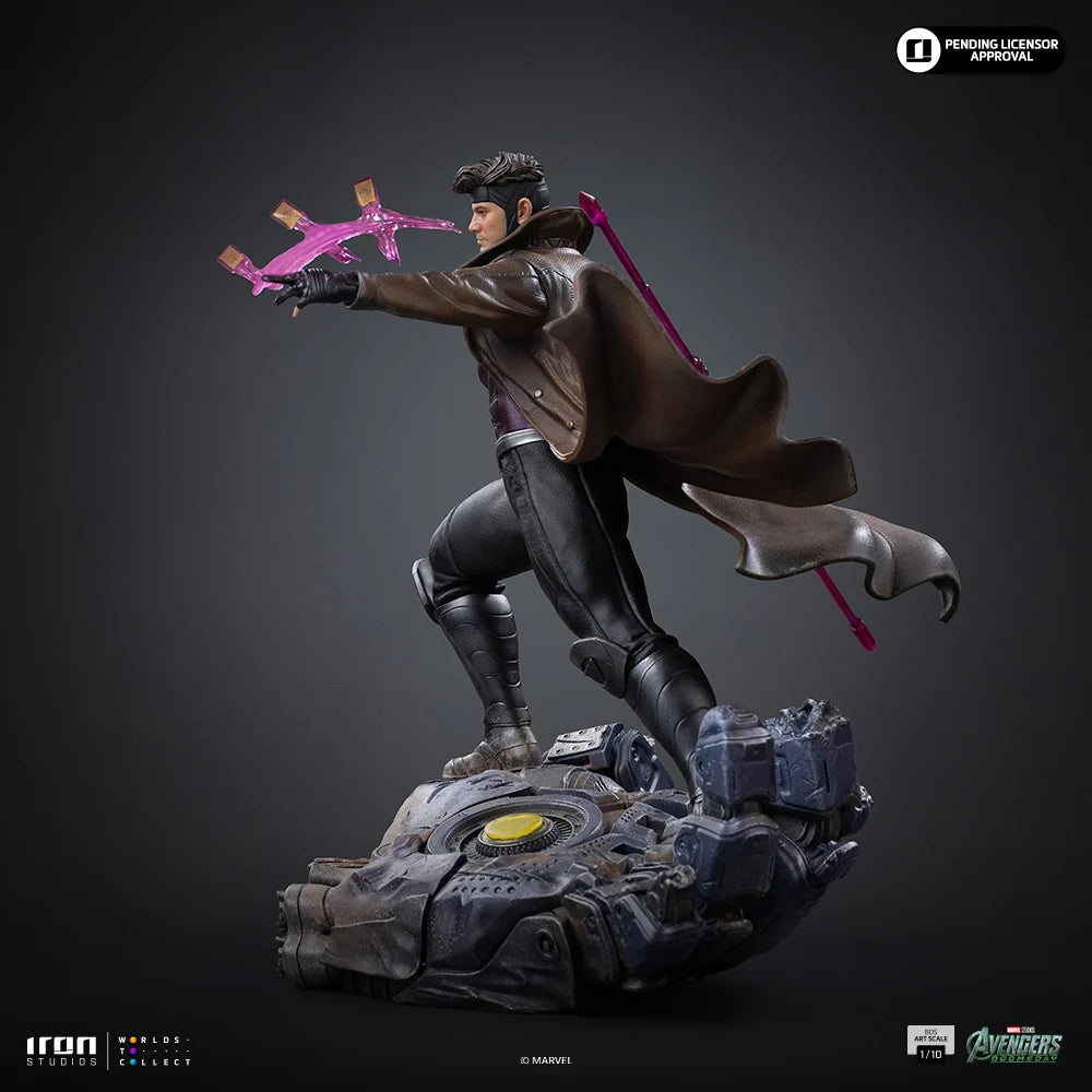 Preventa Estatua Gambit- Avengers: Doomsday marca Iron Studios escala de arte 1/10