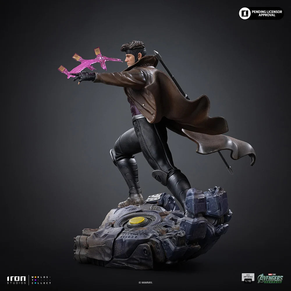 Preventa Estatua Gambit- Avengers: Doomsday marca Iron Studios escala de arte 1/10