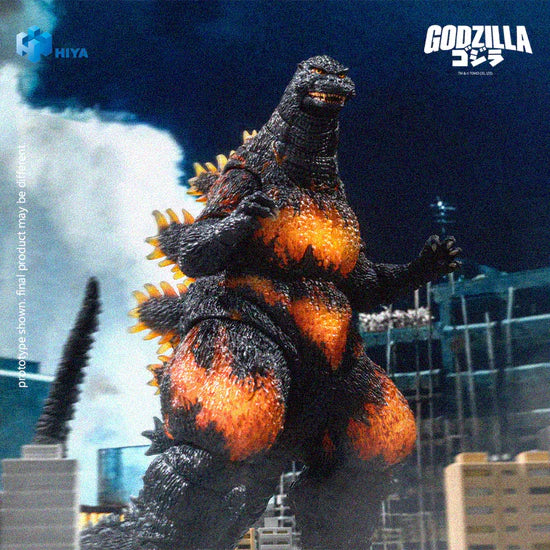 Preventa Figura Burning Godzilla - Godzilla vs. Destoroyah (1995) - Exquisite Basic Series marca HIYA EBG0316 (17 cm)