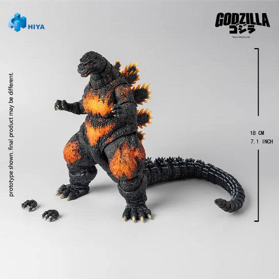 Preventa Figura Burning Godzilla - Godzilla vs. Destoroyah (1995) - Exquisite Basic Series marca HIYA EBG0316 (17 cm)