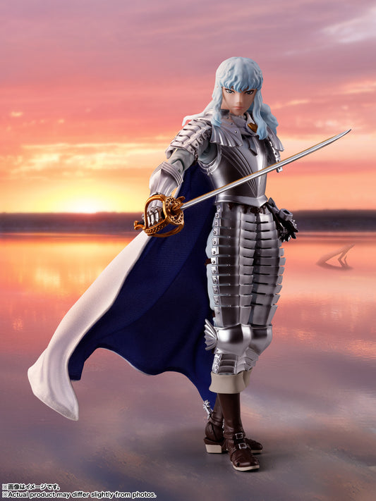 Preventa Figura Griffith (The Band of the Hawk) - BERSERK - S.H.Figuarts JP marca Bandai Namco escala 1/12