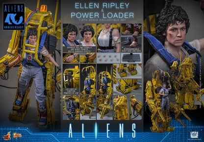 Preventa Figura Ellen Ripley y Power Loader - ALIENS marca Hot Toys MMS923 escala 1/6