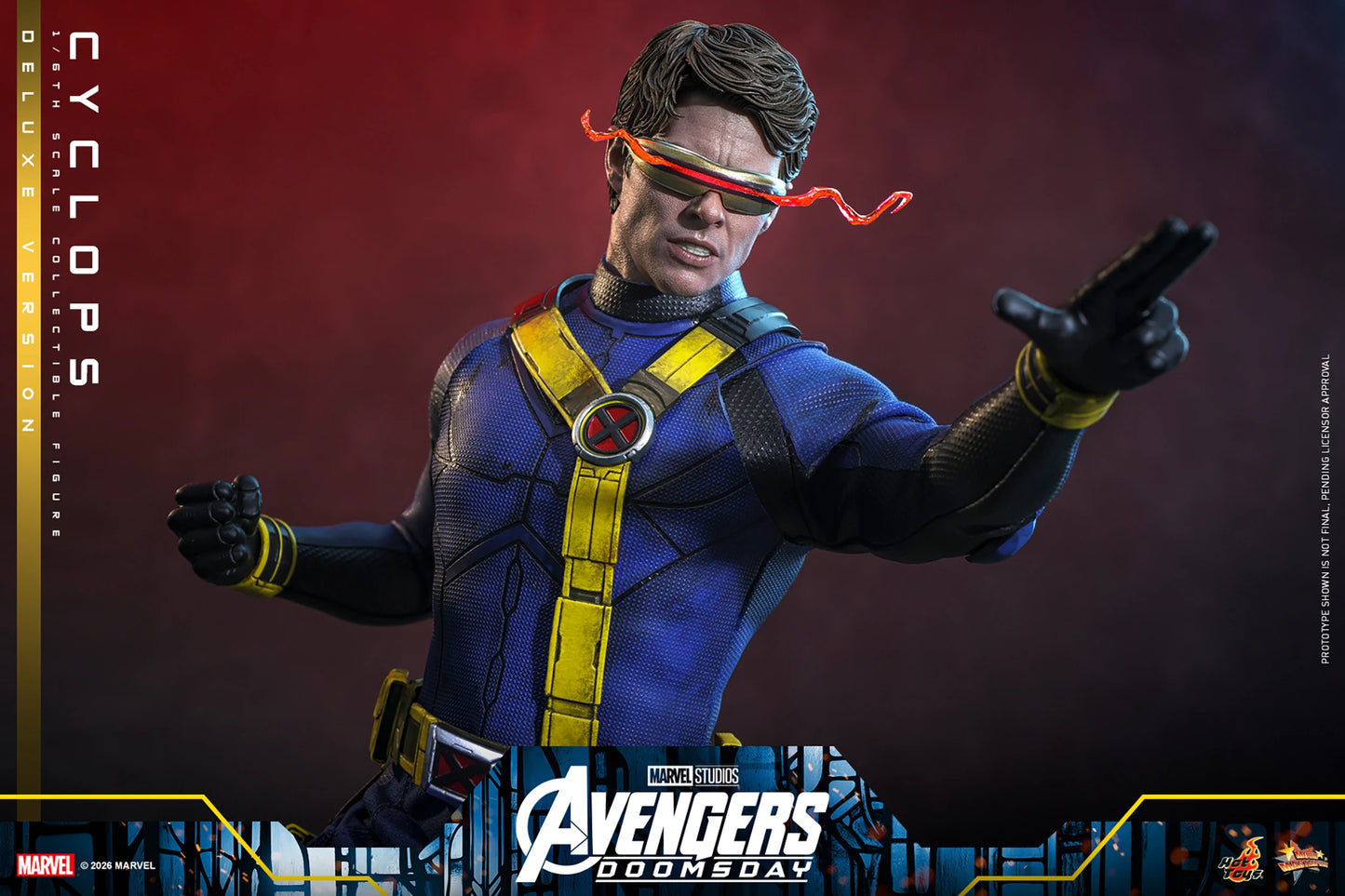 Preventa Figura CYCLOPS (Deluxe Version) - Avengers: Doomsday marca Hot Toys MMS909 escala 1/6