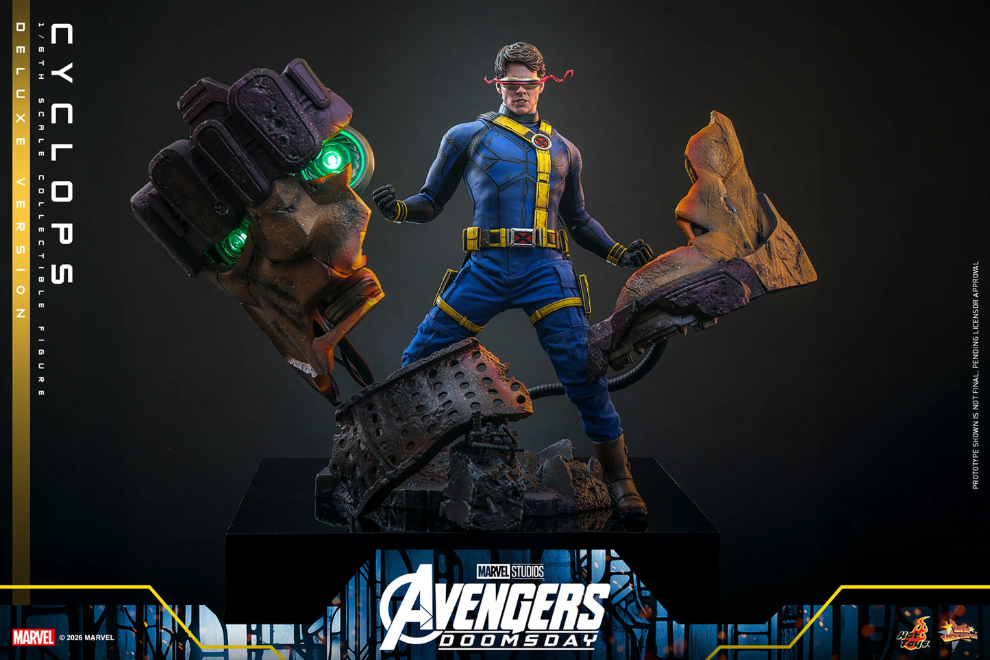 Preventa Figura CYCLOPS (Deluxe Version) - Avengers: Doomsday marca Hot Toys MMS909 escala 1/6
