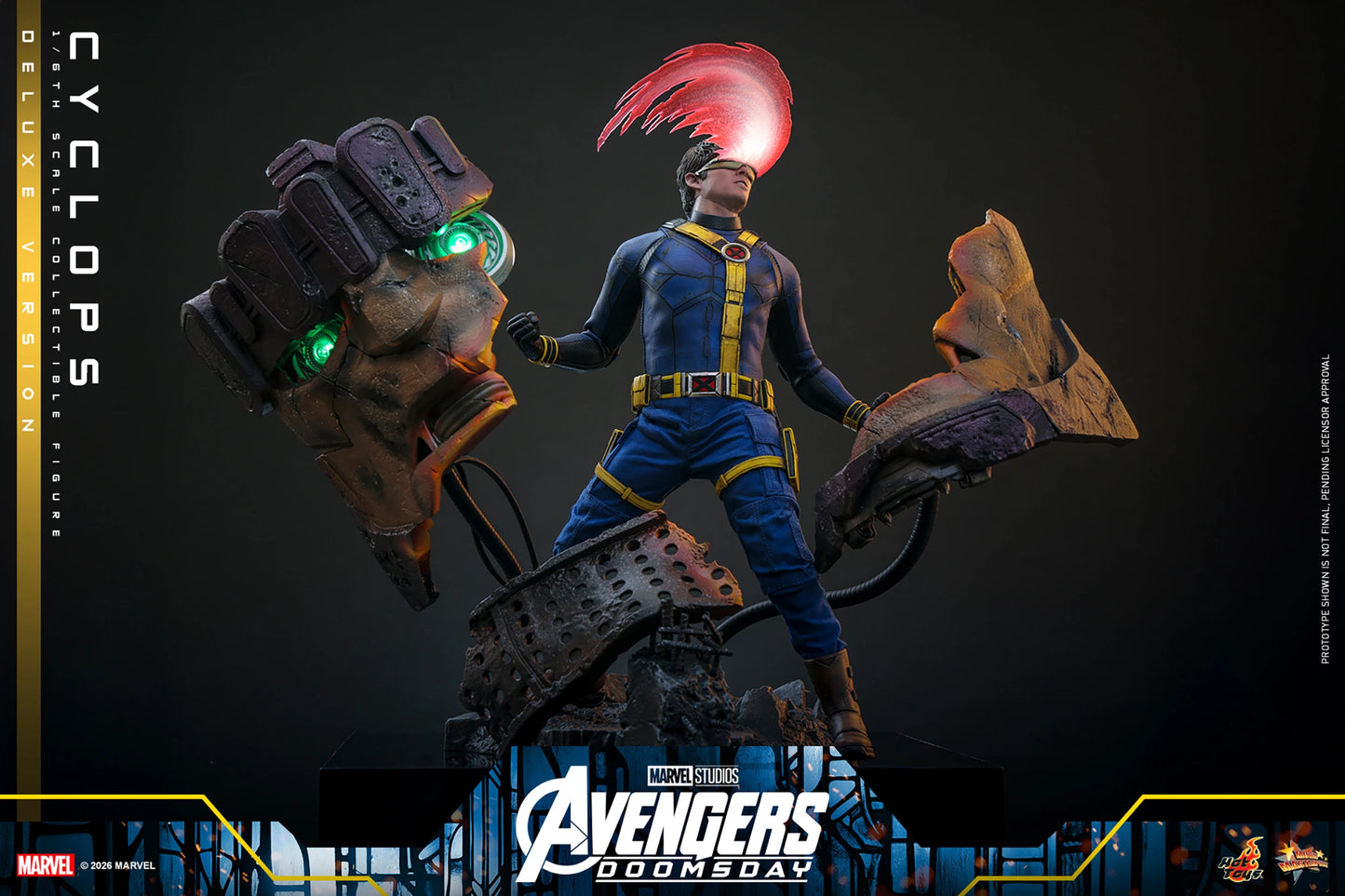 Preventa Figura CYCLOPS (Deluxe Version) - Avengers: Doomsday marca Hot Toys MMS909 escala 1/6