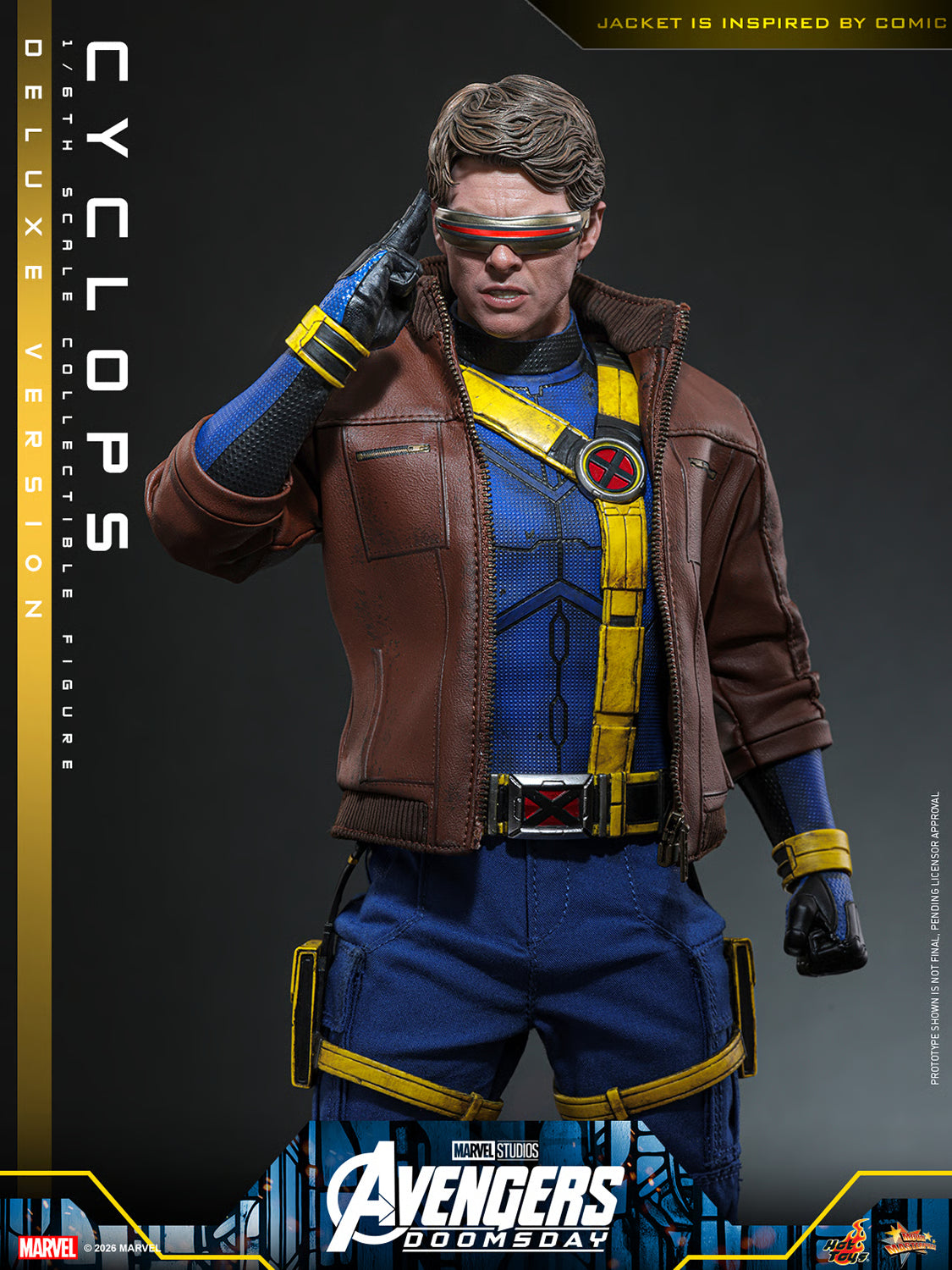 Preventa Figura CYCLOPS (Deluxe Version) - Avengers: Doomsday marca Hot Toys MMS909 escala 1/6