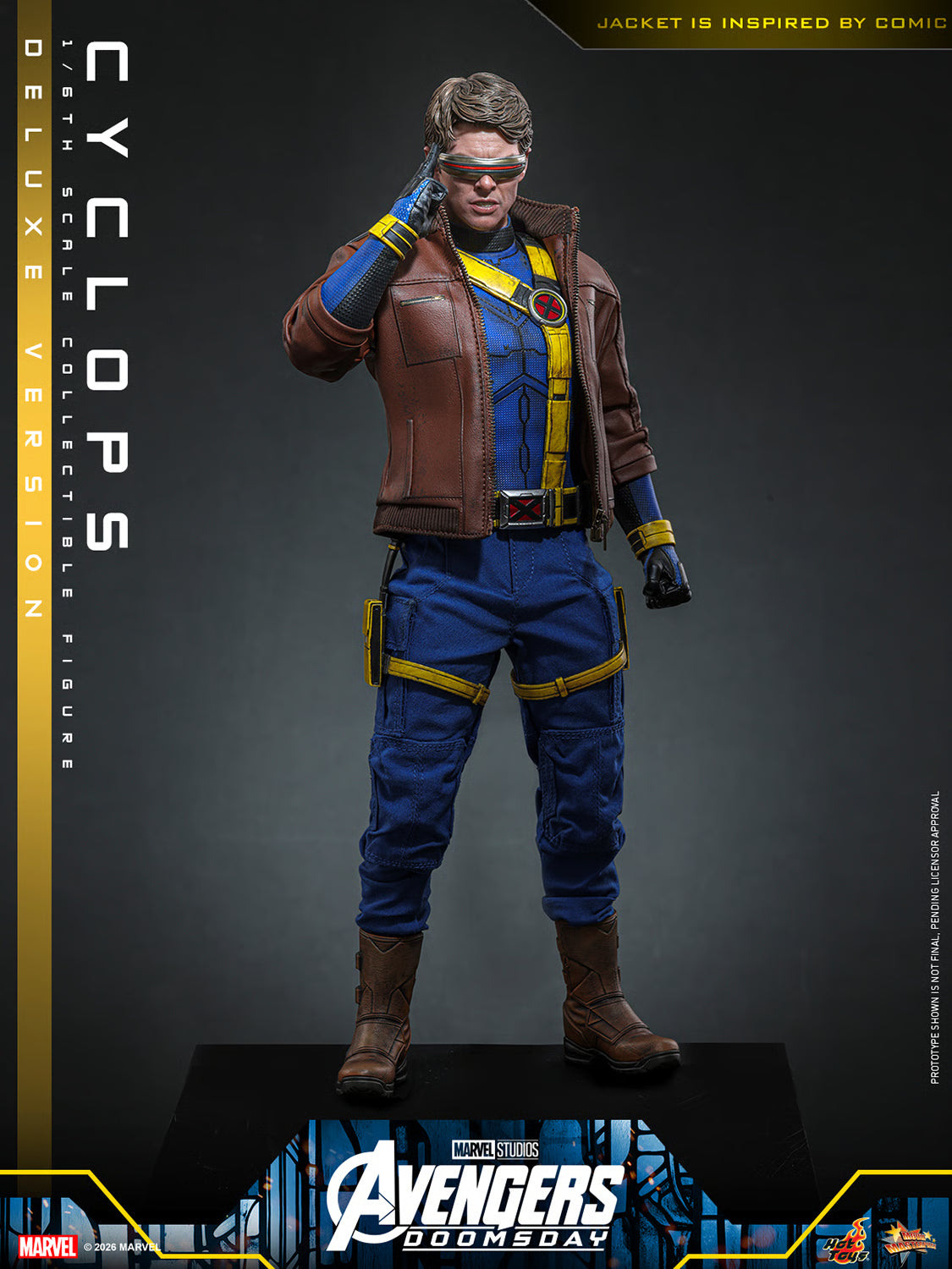 Preventa Figura CYCLOPS (Deluxe Version) - Avengers: Doomsday marca Hot Toys MMS909 escala 1/6