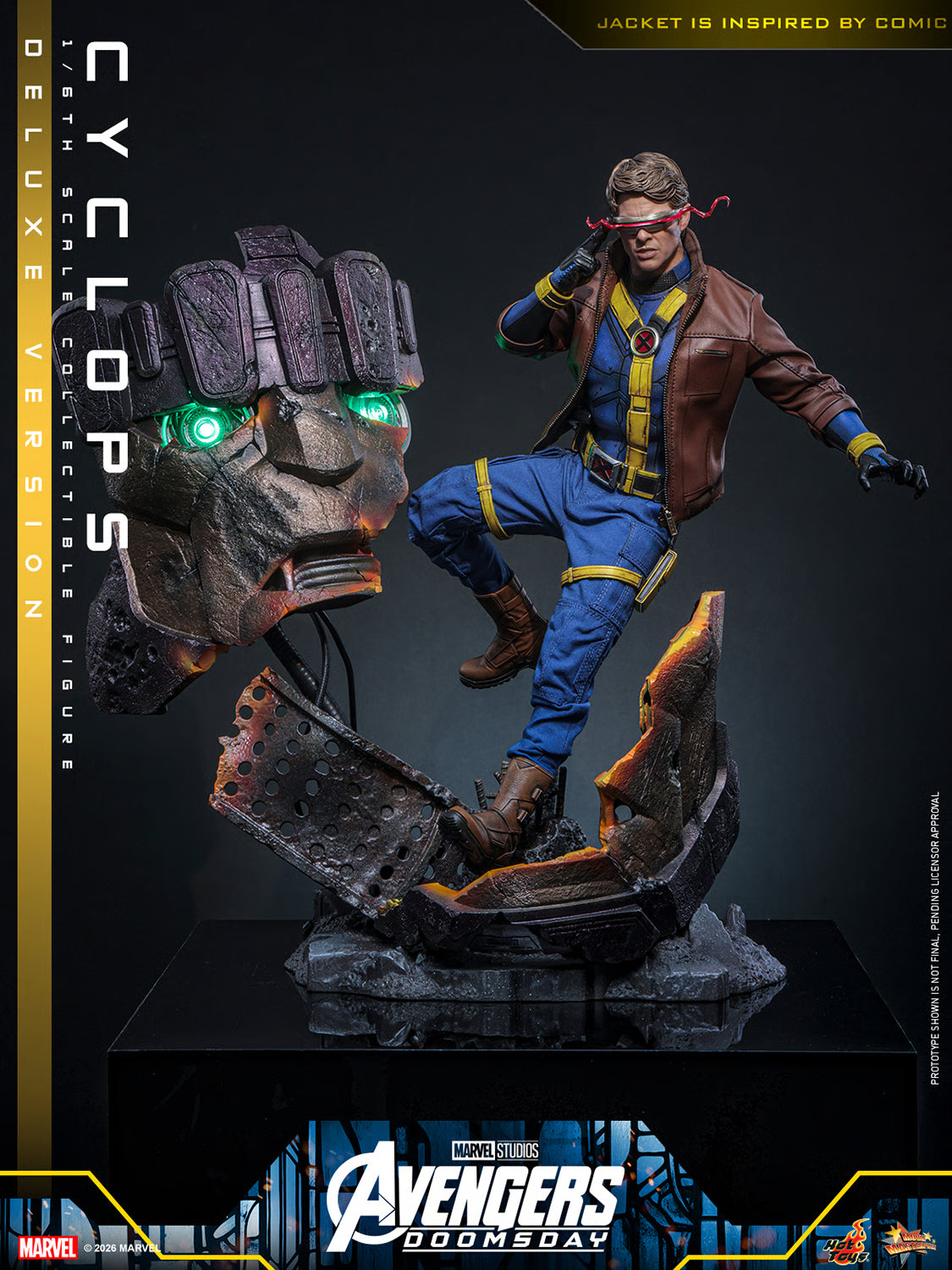 Preventa Figura CYCLOPS (Deluxe Version) - Avengers: Doomsday marca Hot Toys MMS909 escala 1/6