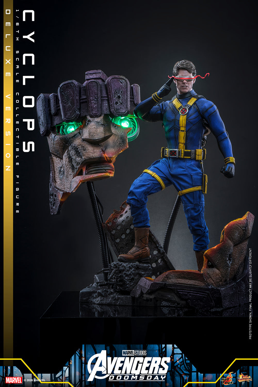 Preventa Figura CYCLOPS (Deluxe Version) - Avengers: Doomsday marca Hot Toys MMS909 escala 1/6