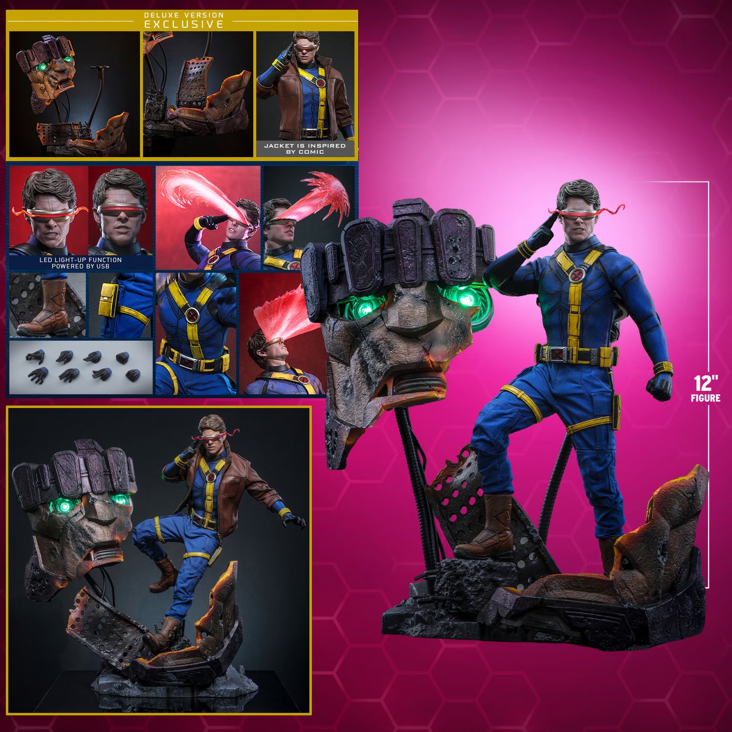 Preventa Figura CYCLOPS (Deluxe Version) - Avengers: Doomsday marca Hot Toys MMS909 escala 1/6
