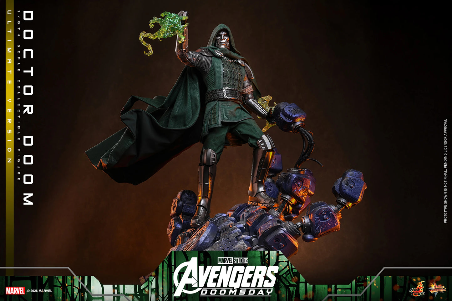 Preventa Figura DOCTOR DOOM (Ultimate Version) - Avengers: Doomsday marca Hot Toys MMS907 escala 1/6
