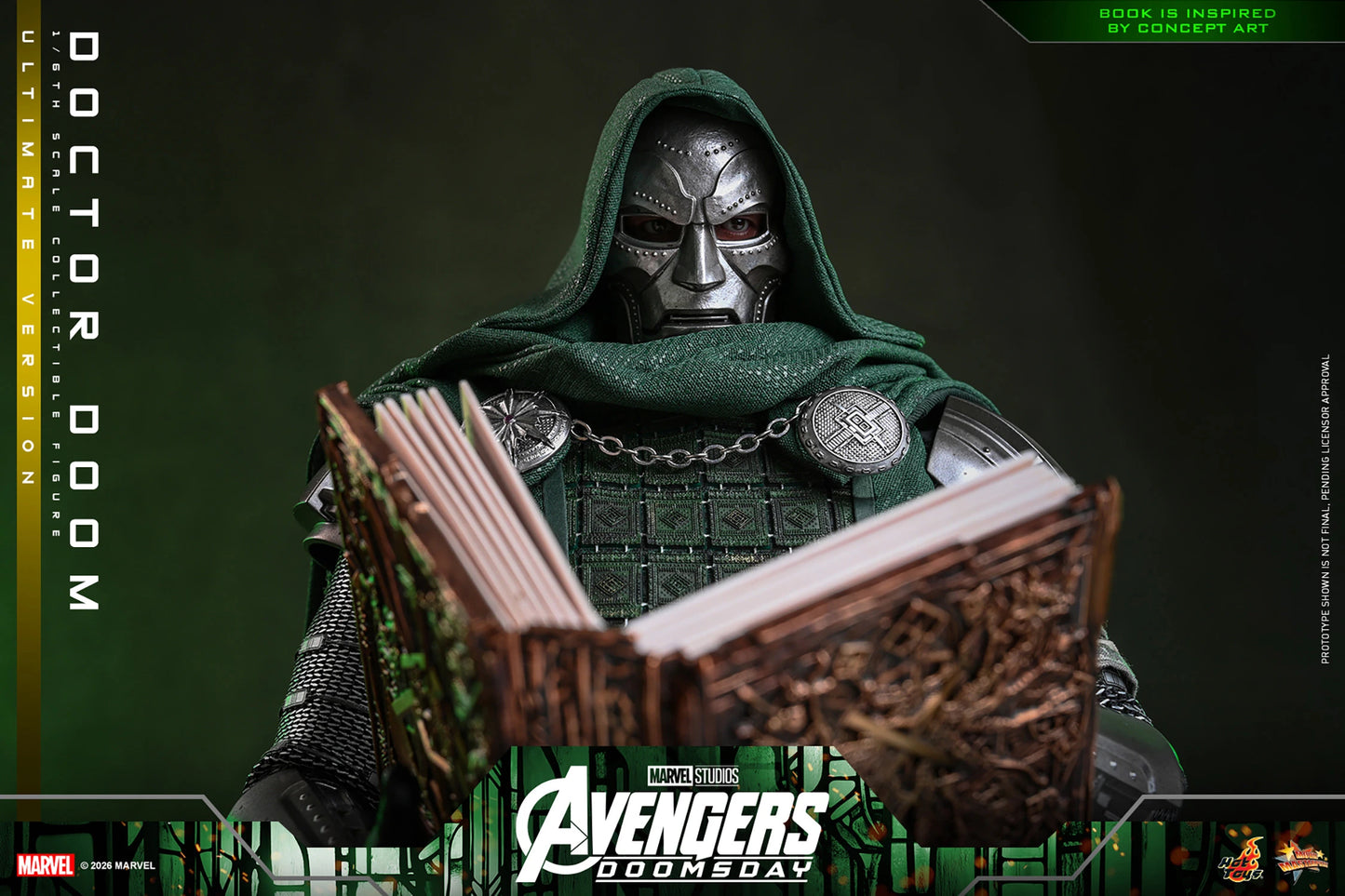Preventa Figura DOCTOR DOOM (Ultimate Version) - Avengers: Doomsday marca Hot Toys MMS907 escala 1/6
