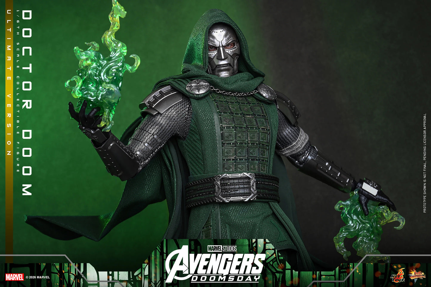 Preventa Figura DOCTOR DOOM (Ultimate Version) - Avengers: Doomsday marca Hot Toys MMS907 escala 1/6