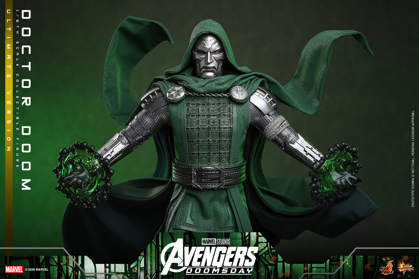 Preventa Figura DOCTOR DOOM (Ultimate Version) - Avengers: Doomsday marca Hot Toys MMS907 escala 1/6