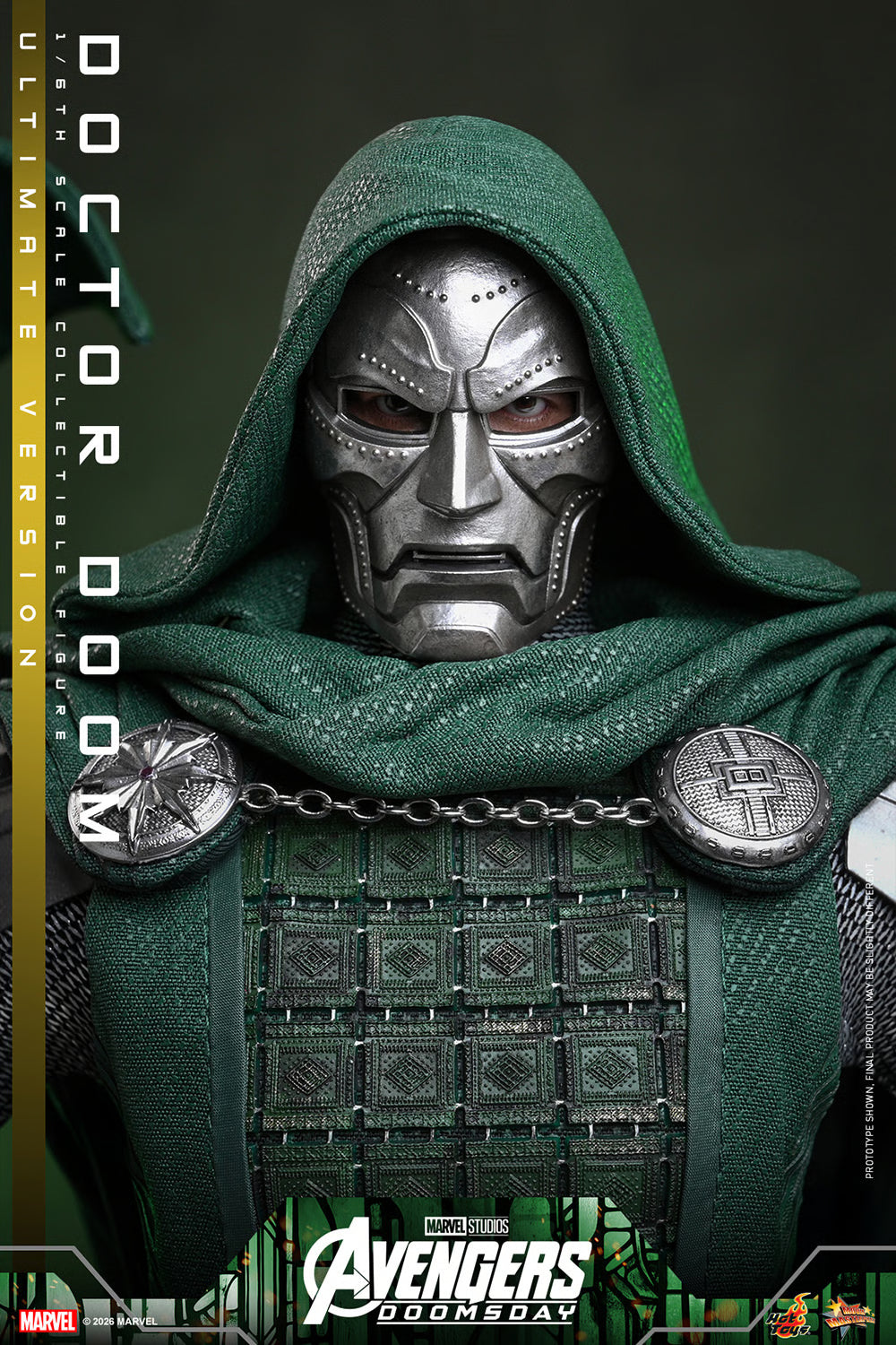 Preventa Figura DOCTOR DOOM (Ultimate Version) - Avengers: Doomsday marca Hot Toys MMS907 escala 1/6