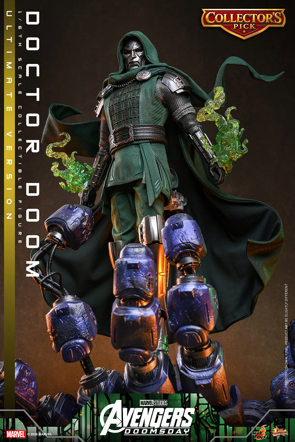 Preventa Figura DOCTOR DOOM (Ultimate Version) - Avengers: Doomsday marca Hot Toys MMS907 escala 1/6