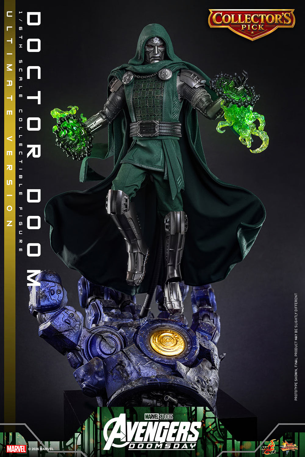 Preventa Figura DOCTOR DOOM (Ultimate Version) - Avengers: Doomsday marca Hot Toys MMS907 escala 1/6