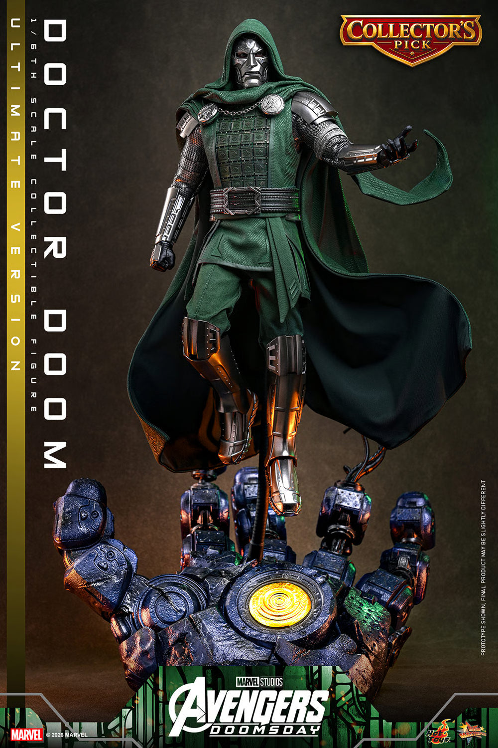 Preventa Figura DOCTOR DOOM (Ultimate Version) - Avengers: Doomsday marca Hot Toys MMS907 escala 1/6