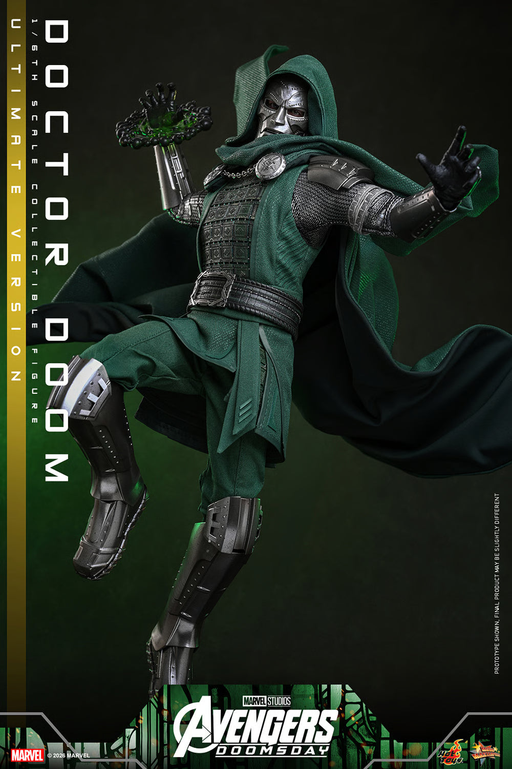 Preventa Figura DOCTOR DOOM (Ultimate Version) - Avengers: Doomsday marca Hot Toys MMS907 escala 1/6